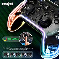 Frontech GP-0001 – Wired USB gaming pad with dual analog sticks, responsive buttons, and ergonomic design for smooth gameplay.