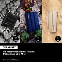 Samsung T7 Shield 1TB External SSD – USB 3.2 Gen 2 | Rugged Portable Drive