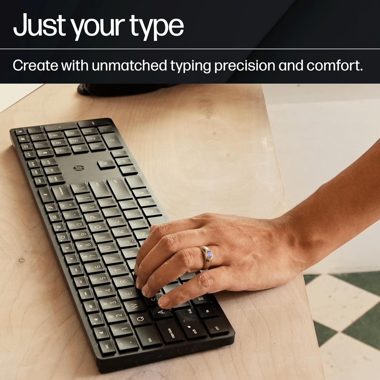 Open Box HP 450 Programmable Wireless Laptop Keyboard