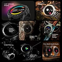 FireBoltt Dagger Black SS