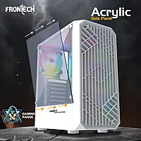 Frontech WAR Machine FT-4350 Gaming Computer Cabinet – 4×120mm LED Cooling Fans Acrylic Side Panel High Airflow Design Performance Gaming PC Case