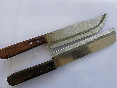 Kitchen Knife  Wooden Handle