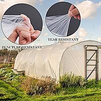 Polyhouse UV Poly Film Cladding Installation