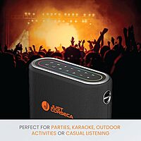 Just Corseca Sonic Sphere 450W Bluetooth Speaker – Karaoke | TWS | 12H Playtime | Black
