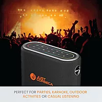 Just Corseca Sonic Sphere 450W Bluetooth Speaker – Karaoke | TWS | 12H Playtime | Black