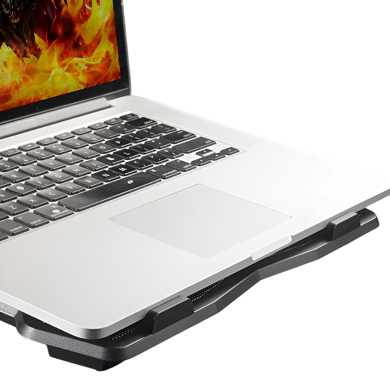 ​Geonix Laptop Cooling Stand, 125mm Fan, Supports up to 15.6" Laptops-GXCLPB01