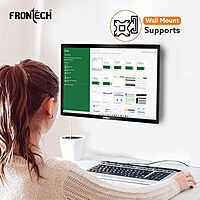 FRONTECH 22" HD LED Monitor – 60Hz, 1680x1050, Slim & Wall-Mountable, Crisp Display, Energy Efficient, Lightweight, 1 Year Warranty