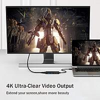 Lapcare LC‑510 Lap‑C 5‑in‑1 docking station: USB 3.0, HDMI 4K, SD/microSD reader, USB 2.0—all housed in compact ABS body, plug‑and‑play with Windows/Mac/Linux.