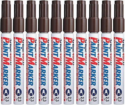 Artline 400XF Brown Paint Marker (Pack of 10)