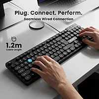 EVM WDK-315 Wired Keyboard - Black