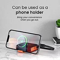 Portronics SnapCase 5 60W Multi Cable Kit – USB to Micro/Type-C/Lightning with Stand