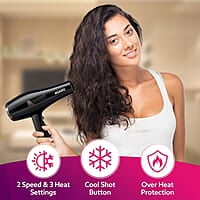 AGARO HD-1150 2000 Watts Professional Hair Dryer with Concentrator