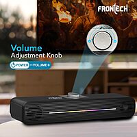 Frontech SPK-0009 multimedia speakers deliver powerful, crystal-clear sound in a compact design—ideal for desktops and laptops.