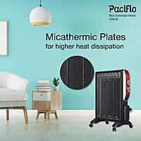 Havells Room Heater 2000W Pacifio Mica| Micathermic Technology for Rapid & Instant Heating