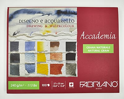 FABRIANO ACCADEMIA DRAWING BLAOCK 240gsm, 27x35cm