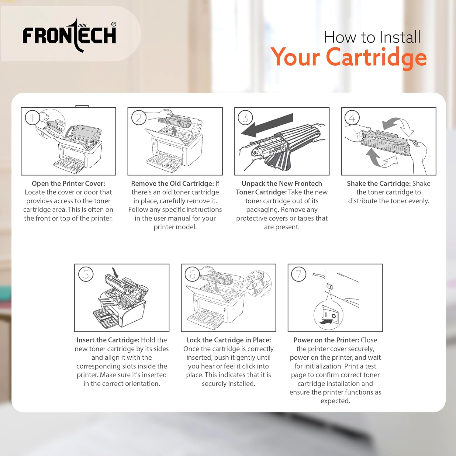 FRONTECH Q2612A Toner Cartridge – HP LaserJet Compatible
