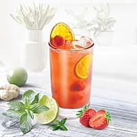Treo by Milton Embassy Cool Glass Tumbler, Set of 6, 220 ml Each, Transparent |Serve Juices | Cold Drinks | Water | Cocktails | Mixed Drinks