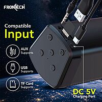 Frontech SW-0181 Echolight speakers deliver vibrant sound with dynamic RGB lighting—perfect for music, gaming, and entertainment.