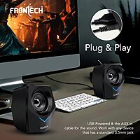 Frontech SPK-0011 delivers clear, powerful sound with a stylish design—perfect for desktops, laptops, and everyday entertainment.