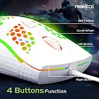 Frontech NOVA KNIGHT KB-0045 – RGB gaming keyboard with mechanical feel, USB interface, anti-ghosting keys & durable, ergonomic design.