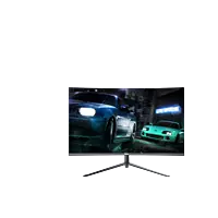 Geonix Neon 27-Inch LED Curved Monitor, 75Hz Refresh Rate, Black-GXTF-WVHDF27B