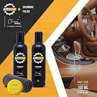Autobomb Dashboard Polish 100 GM (2) + Polishing Sponge + Microfiber Cloth Autobomb Dashboard Polish 100 GM (2) + Polishing Sponge + Microfiber Cloth