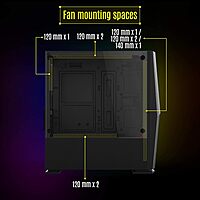 Odin RGB Case by Zebronics – Efficient Airflow & Style