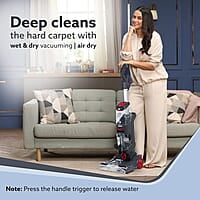 AGARO Elite Upright Wet & Dry Carpet Cleaner, 800W, 13.5 kPa Suction Pressure, 2 in 1 Handheld Carpet Spot Cleaner Machine