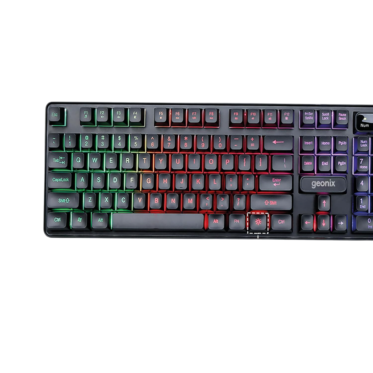 Geonix Cruiser CX2 Gaming Keyboard and Mouse Combo,Superior Membrane, Black, GXGBK-07 Geonix Cruiser CX2 Gaming Keyboard and Mouse Combo,Superior Membrane, Black, GXGBK-07