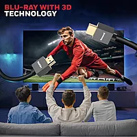 Honeywell HDMI 3 Mtr with Ethernet - 2.0 Compliant Slim