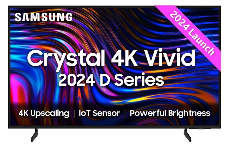 Samsung 138 cm (55 inches) D Series Crystal 4K Vivid Ultra HD Smart LED TV UA55DUE70BKLXL