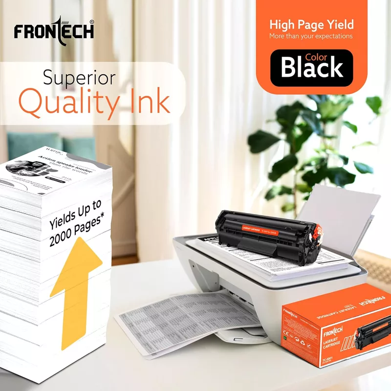FRONTECH Q2612A Toner Cartridge – HP LaserJet Compatible