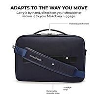MOKOBARA Bento Nylon Laptop Briefcase – Fits 14-Inch MacBook & Laptops | Durable Office Bag for Men | Professional Messenger Bag for Business, Work, & Travel