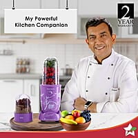 Wonderchef Nutri Blend Orchid, 22000 RPM 400 W 2 Unbreakable Jars