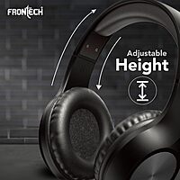 Frontech HF-3451 – Wired multimedia headphone with rich sound, soft ear cushions, and adjustable headband for comfortable daily use.