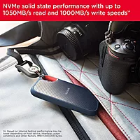 SanDisk Extreme E61 1TB Portable SSD – USB 3.2 Gen 2 | Up to 1050MB/s | Rugged Drive