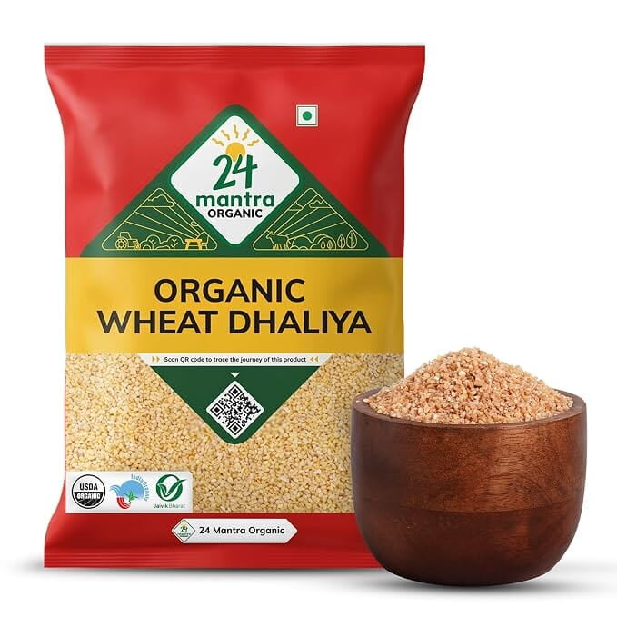 24 MANTRA ORGANIC WHEAT DHALIYA - 500G
