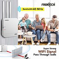 Frontech 4G WiFi Router NC-0035 delivers fast mobile internet with stable connectivity, easy setup, and wide coverage for home and office use.