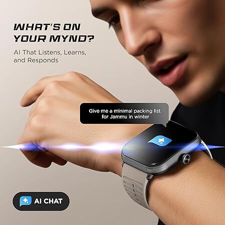 Fastrack MYND 1.93” AMOLED Display Smart Watch