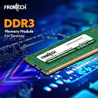 Frontech DDR3 RAM – Desktop Reliable memory modules offering stable performance and compatibility for older systems and everyday computing.