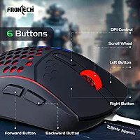 Frontech AERO BLADE KB-0044 – RGB gaming keyboard with mechanical feel, USB interface, anti-ghosting keys & ergonomic design. Built for speed.