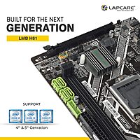 Lapcare LPMH81-N Micro-ATX Motherboard – Intel H81 Chipset | LGA 1150 CPU Support | DDR3 RAM | NVMe Ready | Reliable Desktop Board