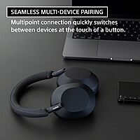 Sony WH-1000XM5 Wireless Headphones – Best Active Noise Cancelling | 30H Battery | Mic