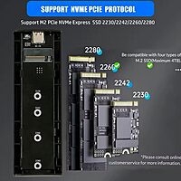 uPort NVMe M.2 SSD Enclosure – USB 3.1 offers high-speed data transfer with a sleek design. Compatible with M.2 NVMe SSDs, it ensures optimal performance and easy connectivity for your storage needs.