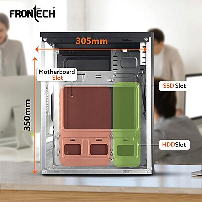 Frontech ICON FT-4371 Mid-Tower Gaming Case RGB