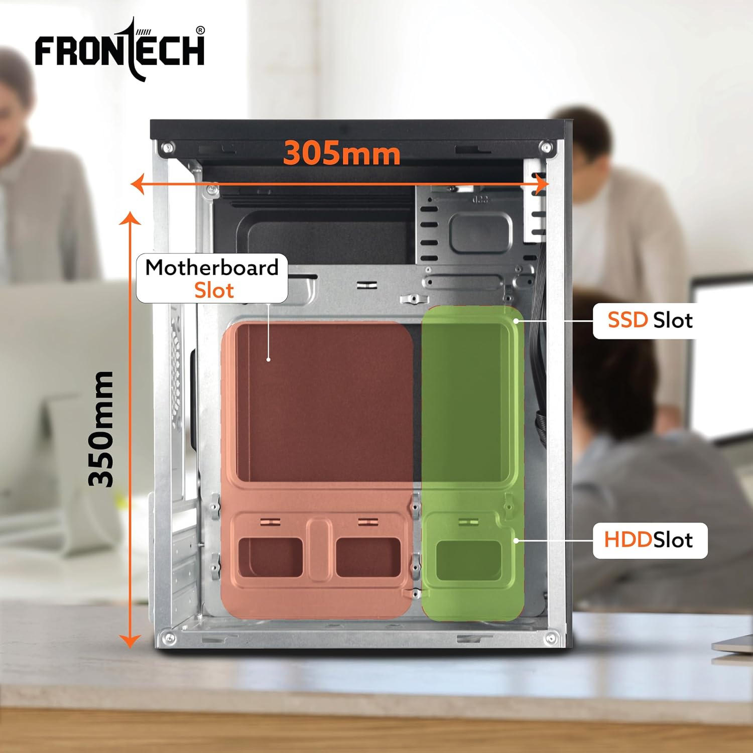 Frontech ICON FT-4371 Mid-Tower Gaming Case RGB