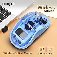 Frontech MS-0072 – Wired optical mouse with 1000 DPI, ergonomic design, and smooth tracking for precise and comfortable everyday use.