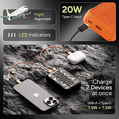 Ambrane Force 20K (Dark Green) Ambrane Force 20K (Dark Green)