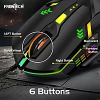 Frontech KB-0039 Durable USB Keyboard for Office & Home