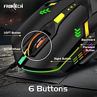 Frontech KB-0039 Durable USB Keyboard for Office & Home